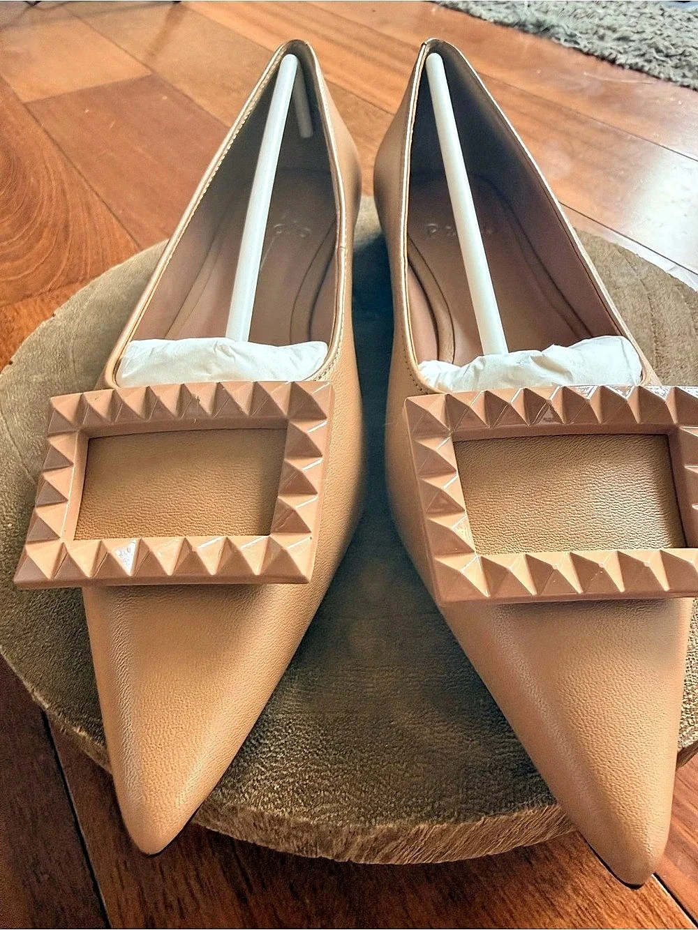 Paolo Linea Nolene Desert Nappa Pointed-Toe Flats NIB – Multiple Sizes 5, 6.5